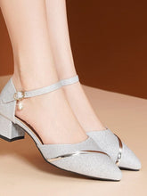 Chaussures à Talons Hauts Baotou Version Maman Style Romain